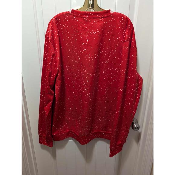 Festive Red Novelty Men's Long Sleeve Tee - Picture 4 of 6